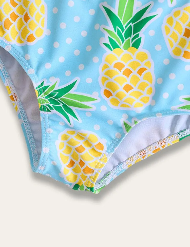 Pineapple Print Swimsuit - Image 3