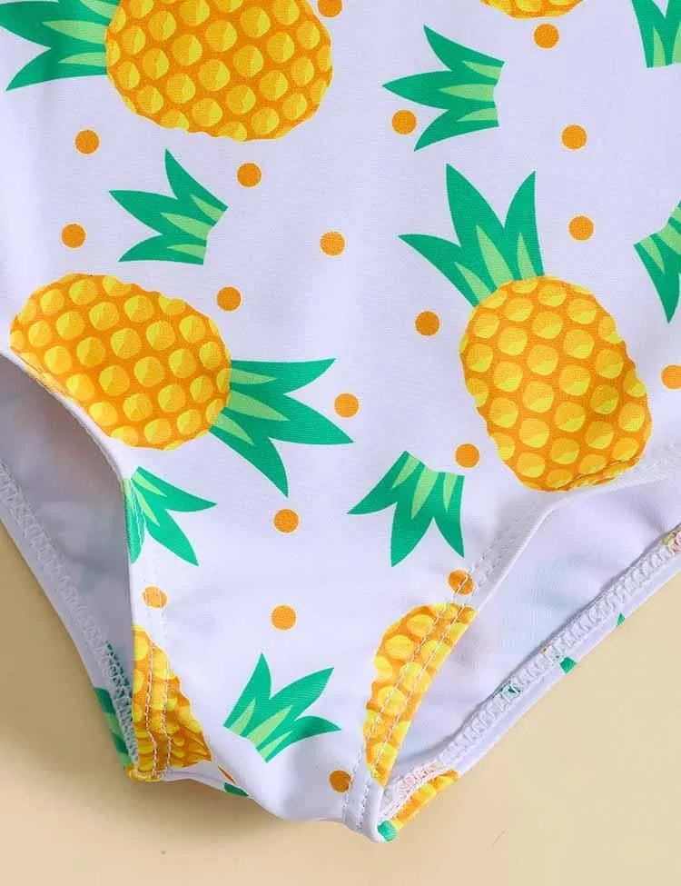 Pineapple Printed Swim Suit - Image 3