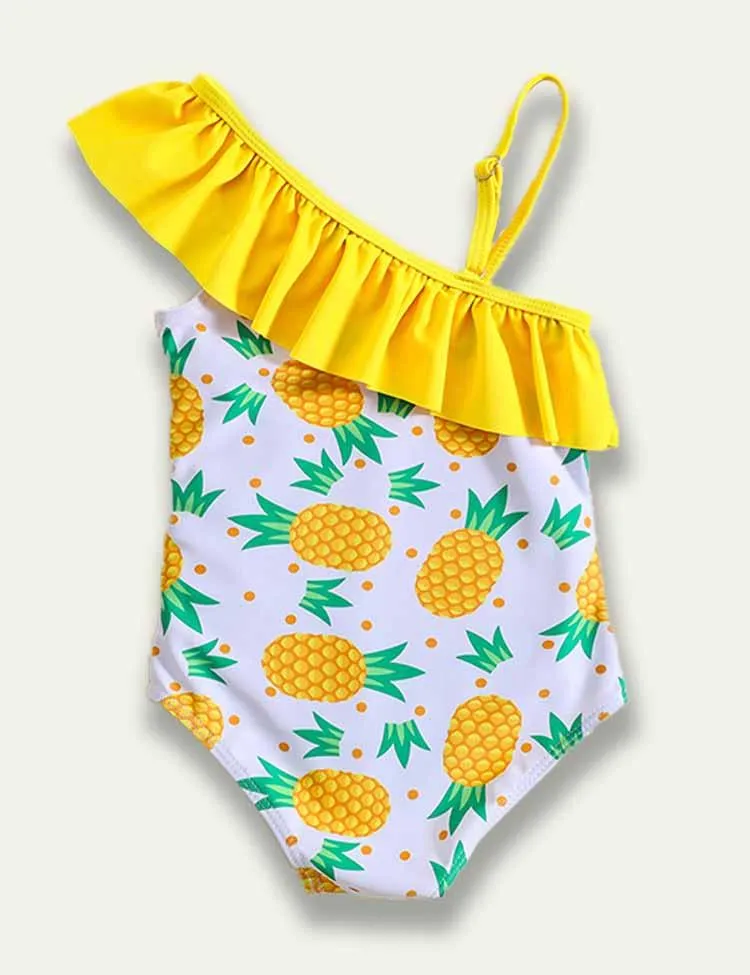 Pineapple Printed Swim Suit - Image 4