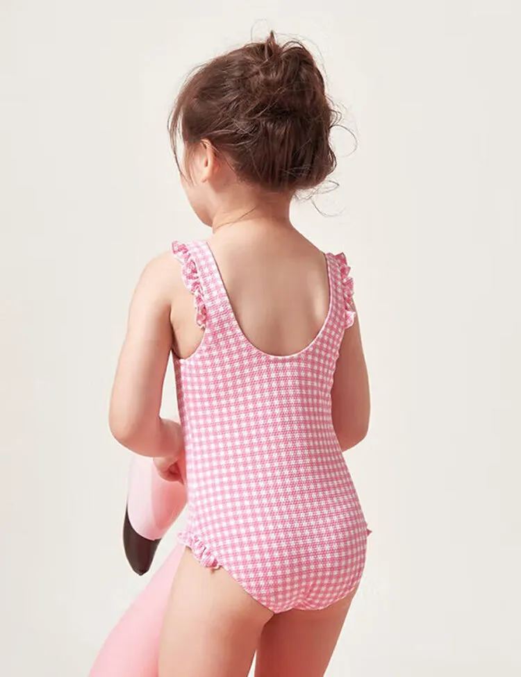 Plaid Printed Swimsuit - Image 2