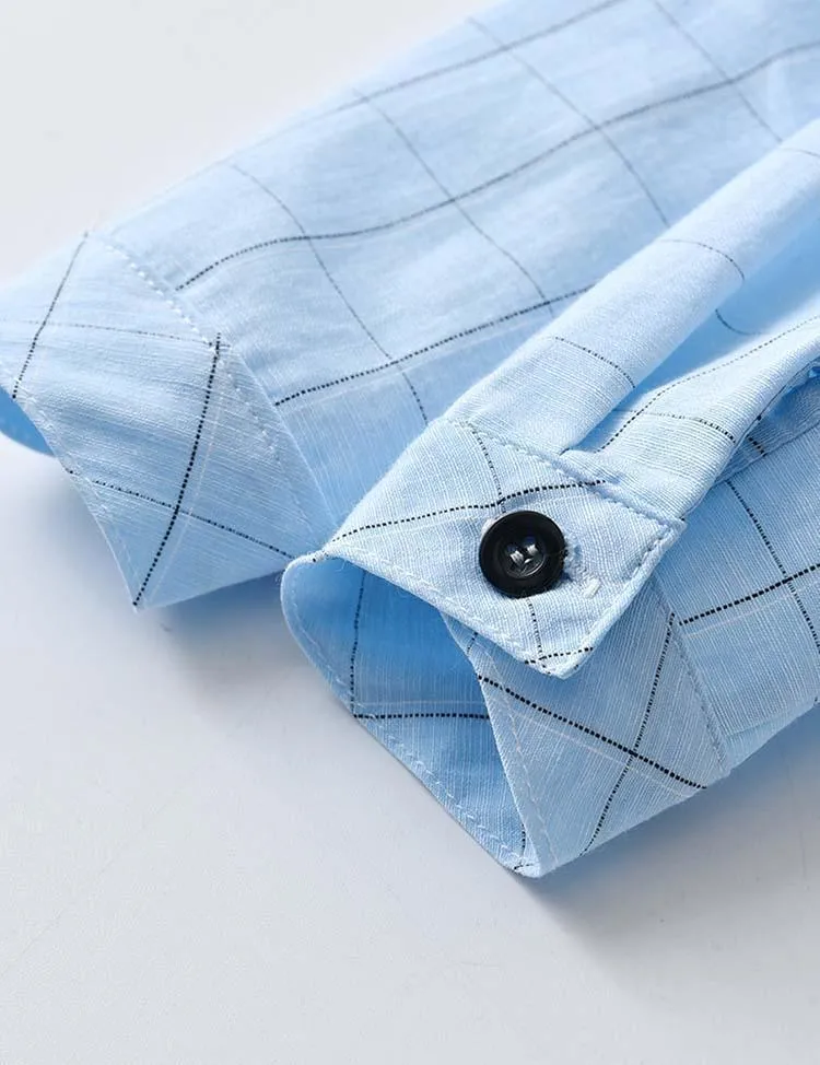 Plaid Shirt Overalls Suit - Image 3