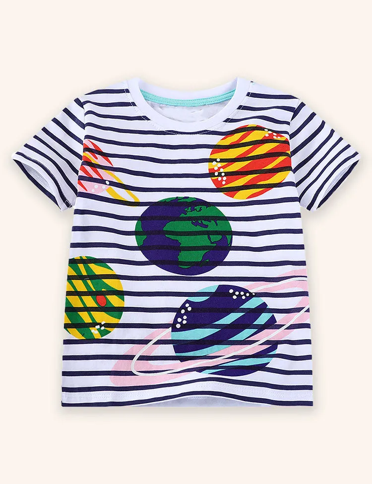 Planet Printed T-Shirt