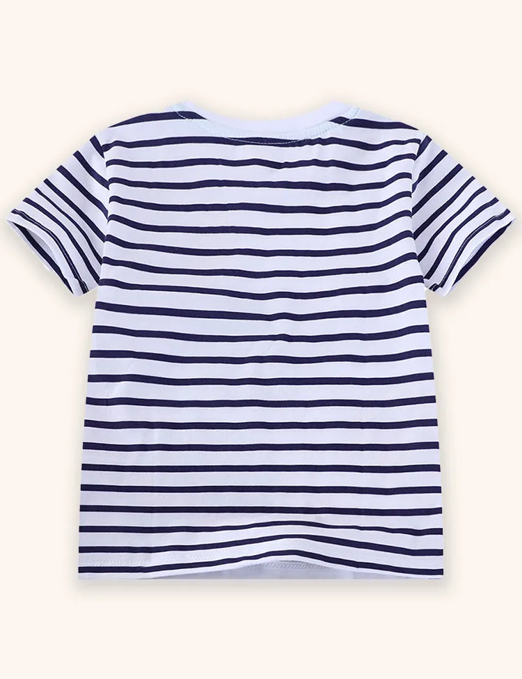 Planet Printed T-Shirt - Image 2
