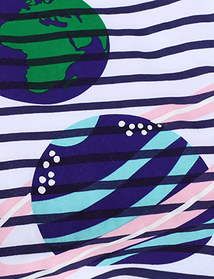 Planet Printed T-Shirt - Image 3
