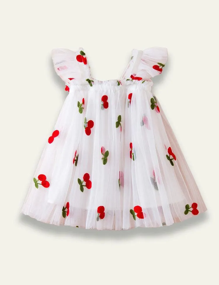 Polka Dot Gauze Party Dress