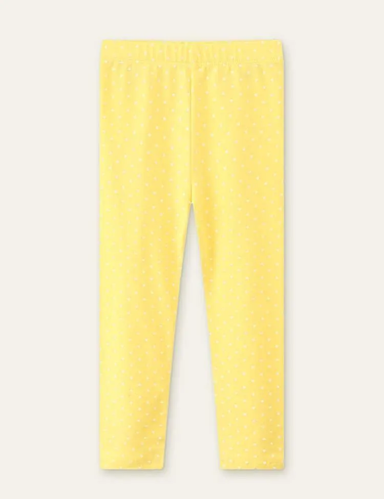 Polka Dot Printed Leggings - Image 4