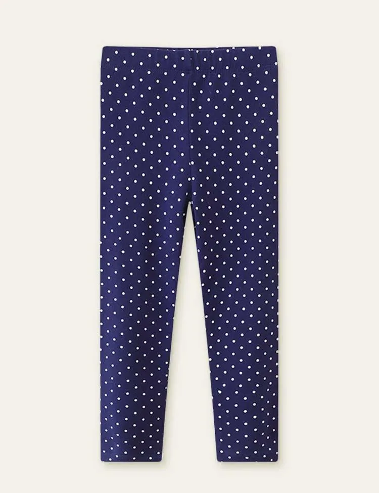 Polka Dot Printed Leggings - Image 5