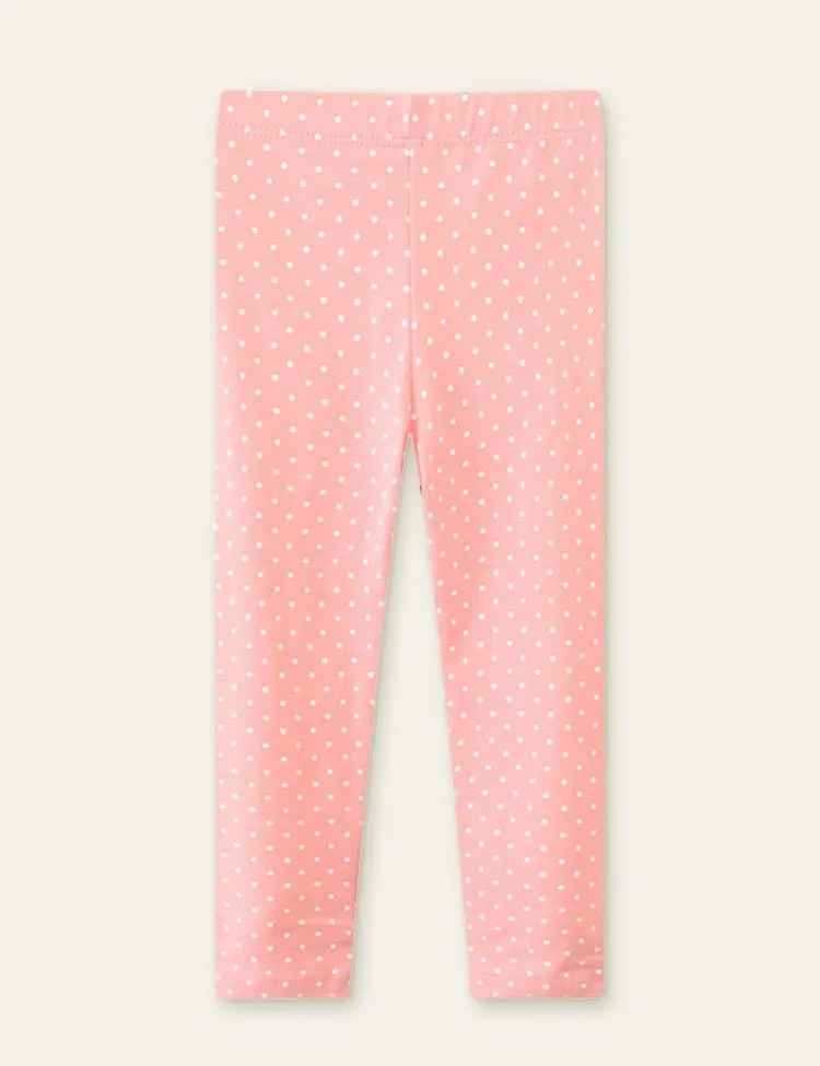 Polka Dot Printed Leggings - Image 6
