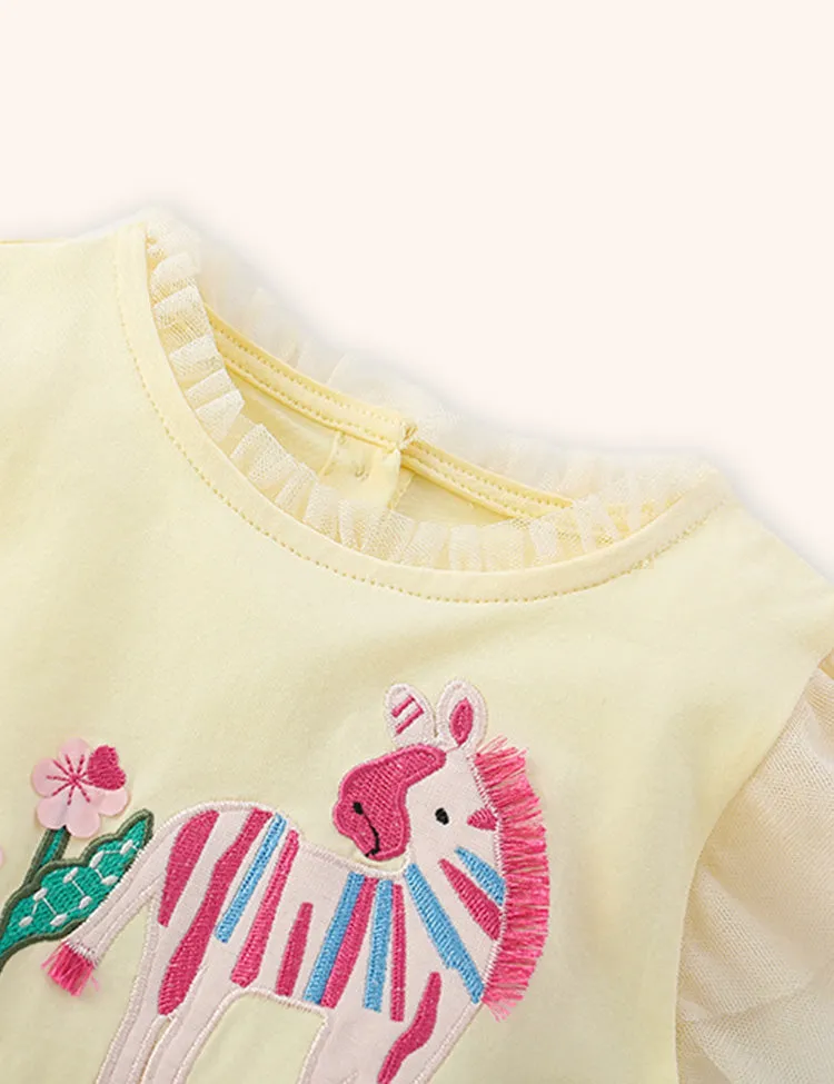 Pony Applique Tulle Dress - Image 2
