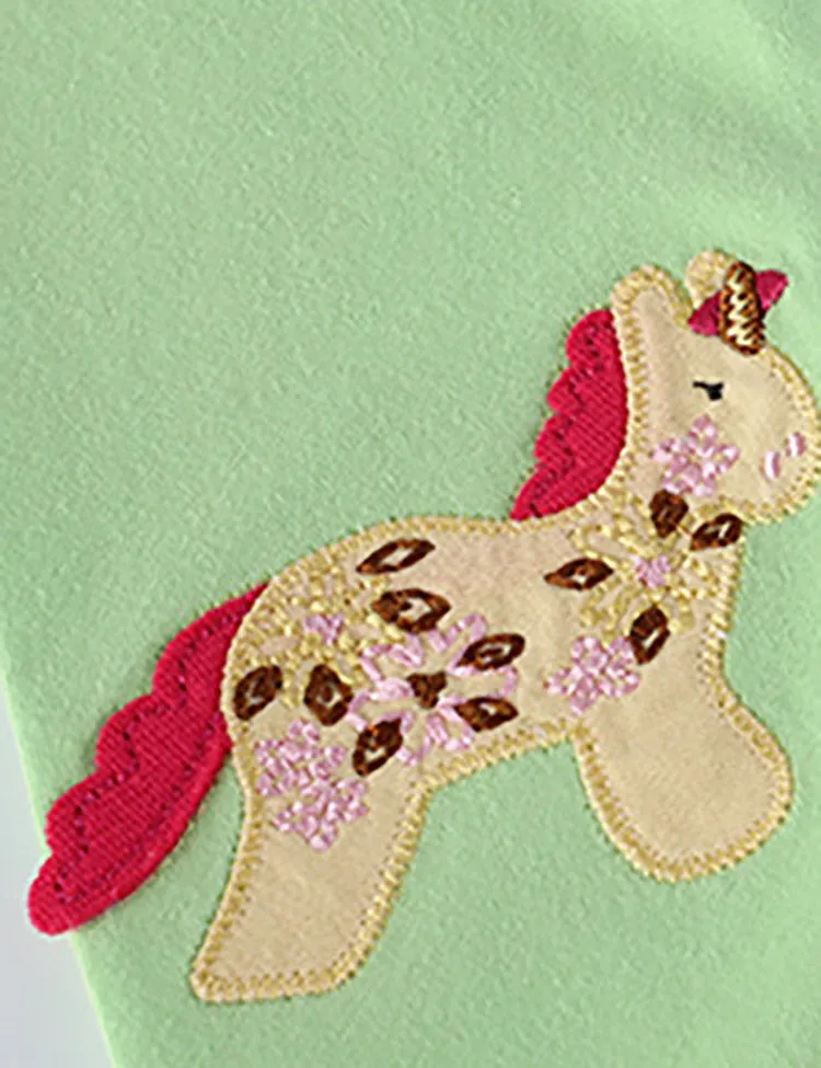 Pony Butterfly Applique Leggings - Image 3