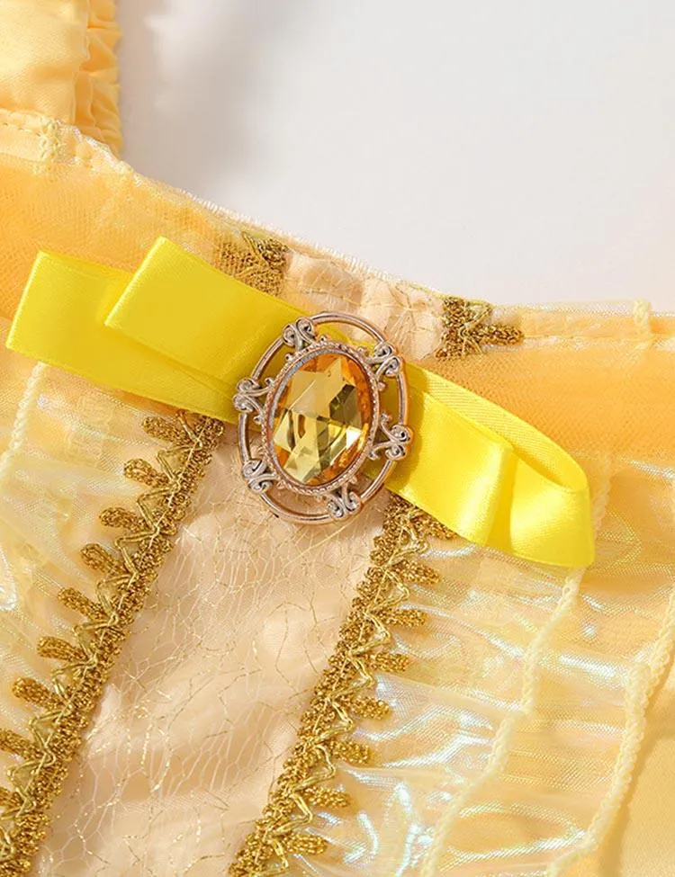 Princess Belle Party Tulle Dress - Image 2