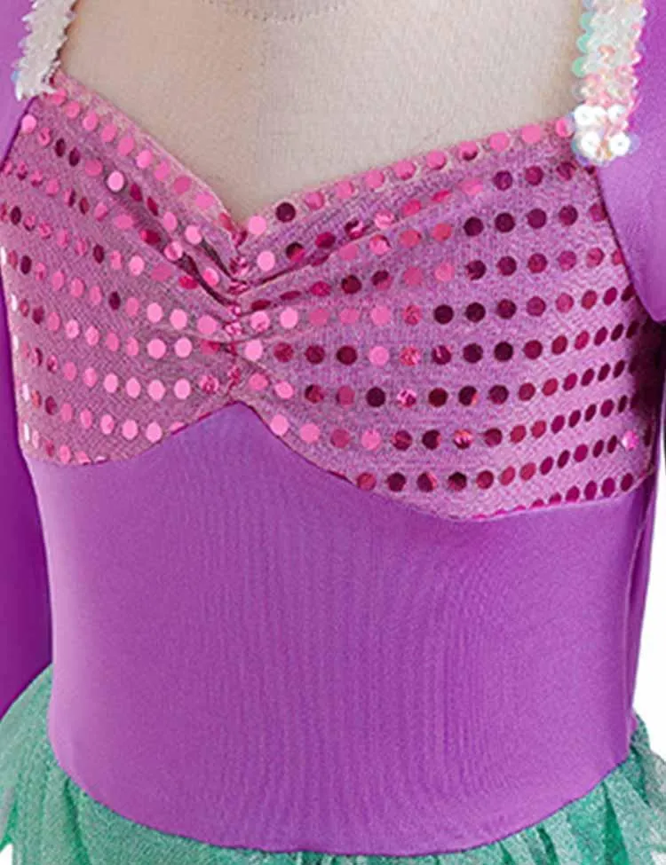 Princess Mermaid Ariel Party Dress - Image 3