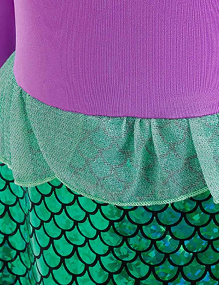 Princess Mermaid Ariel Party Dress - Image 4