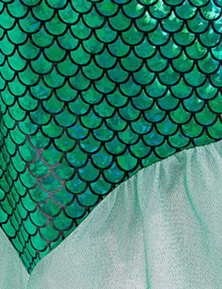 Princess Mermaid Ariel Party Dress - Image 5