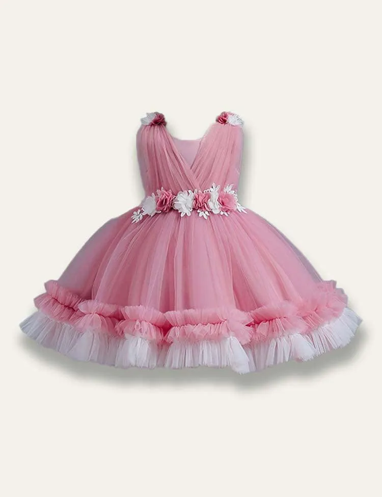 Princess Tulle Cake Party Dress - Image 3