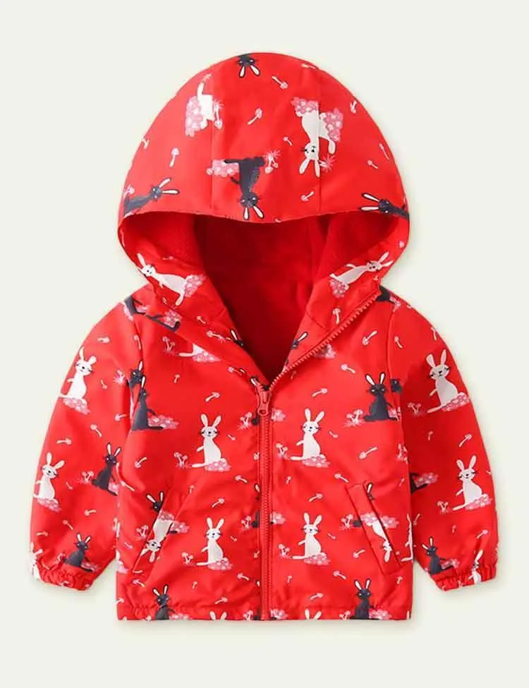 Printed Polar Fleece Shell Jacket - Image 2