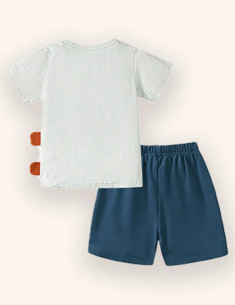Puppy Printed T-shirt Set - Image 2