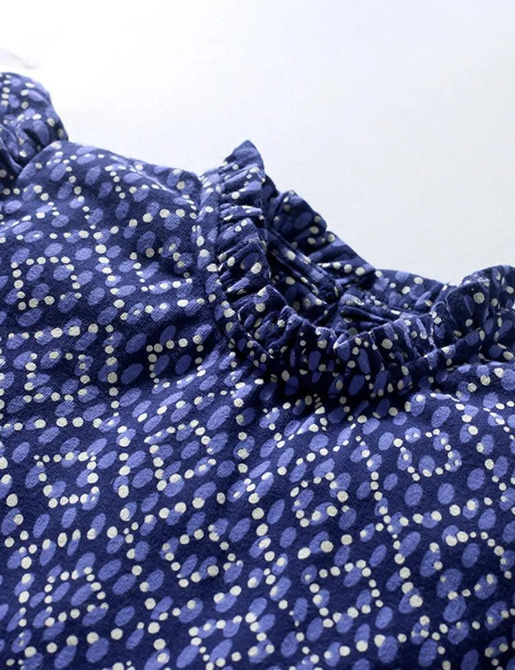Pure Cotton Fly-sleeve Dress - Image 2