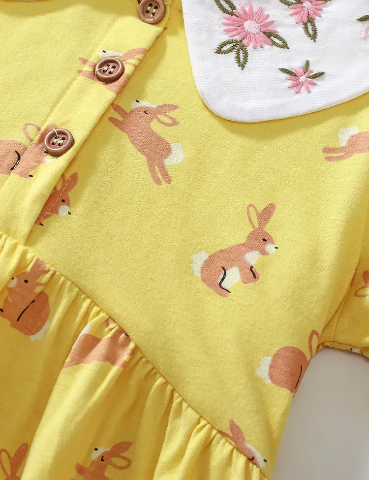 Rabbit Full Prined Dress - Image 3