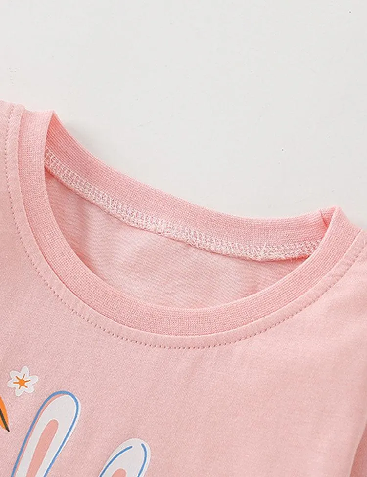 Rabbit Printed Round Neck Sweatshirt - Image 4
