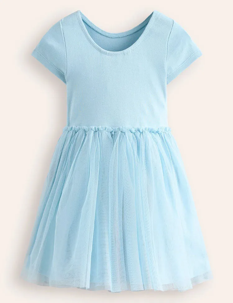 Rabbit Strawberry Appliqué Tulle Dress - Image 2