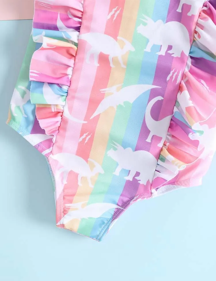Rainbow Dinosaur Swimsuit - Image 3