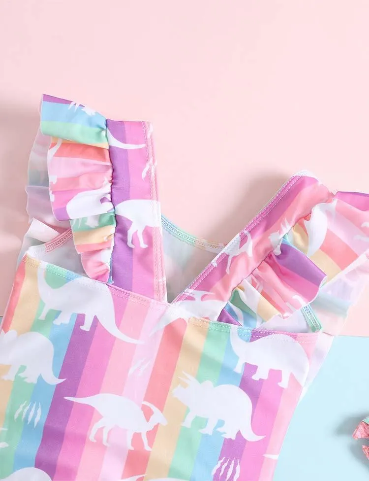 Rainbow Dinosaur Swimsuit - Image 4