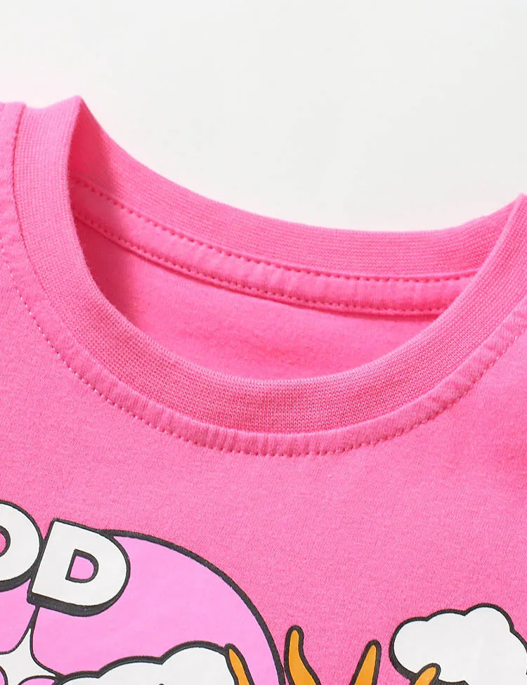 Rainbow Good Day Printed T-Shirt Set - Image 3