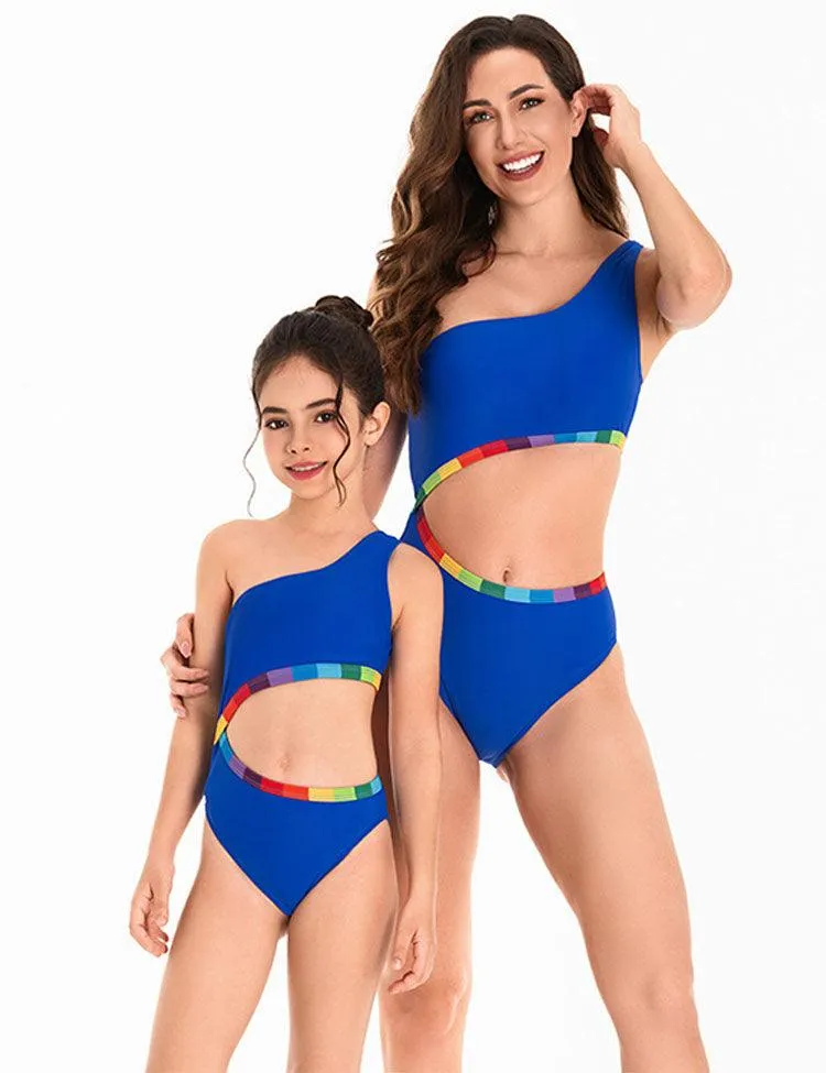 Rainbow One-piece Family Matching Swim Suit - Image 2