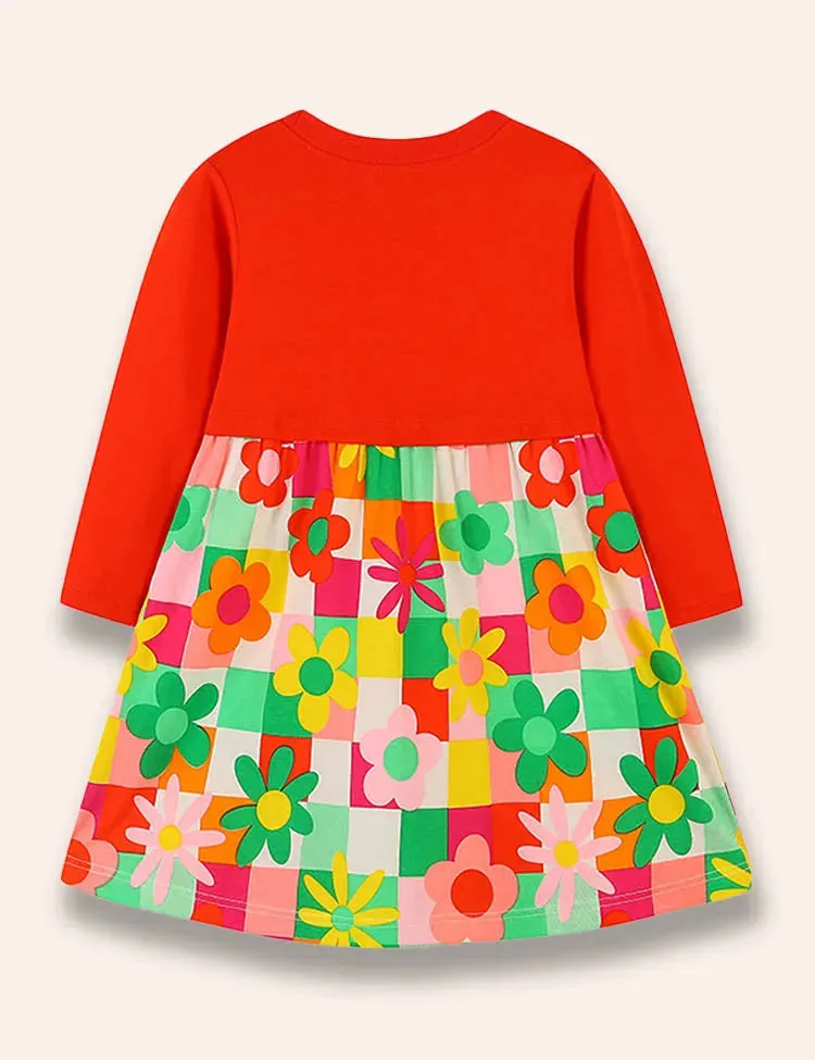 Rainbow Plaid Dress - Image 2