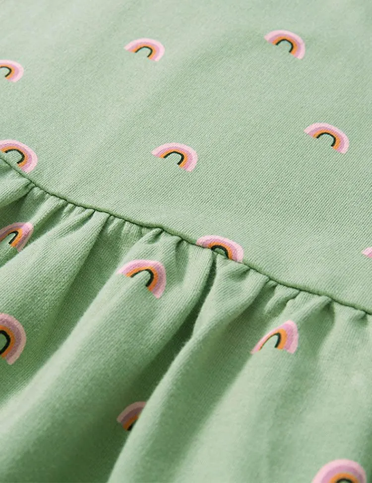 Rainbow Print Dress - Image 2