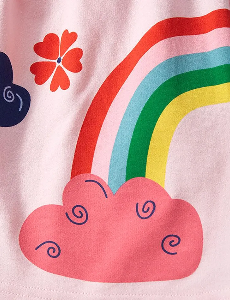 Rainbow Print Dress - Image 2