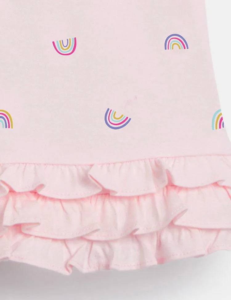 Rainbow Printed Dress - Image 2