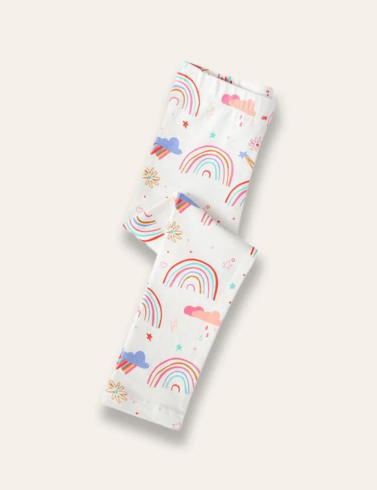 Rainbow Printed Leggings - Image 2