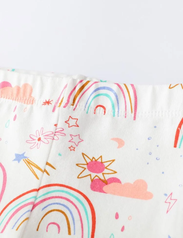 Rainbow Printed Leggings - Image 3