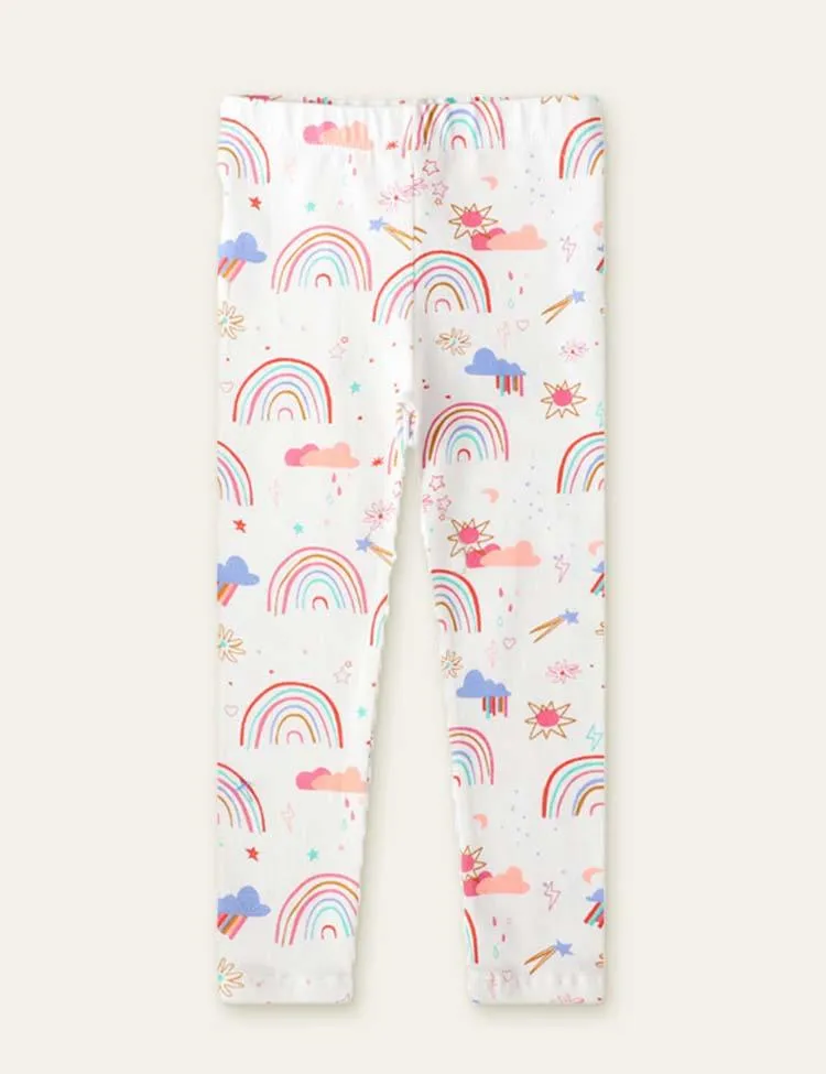 Rainbow Printed Leggings