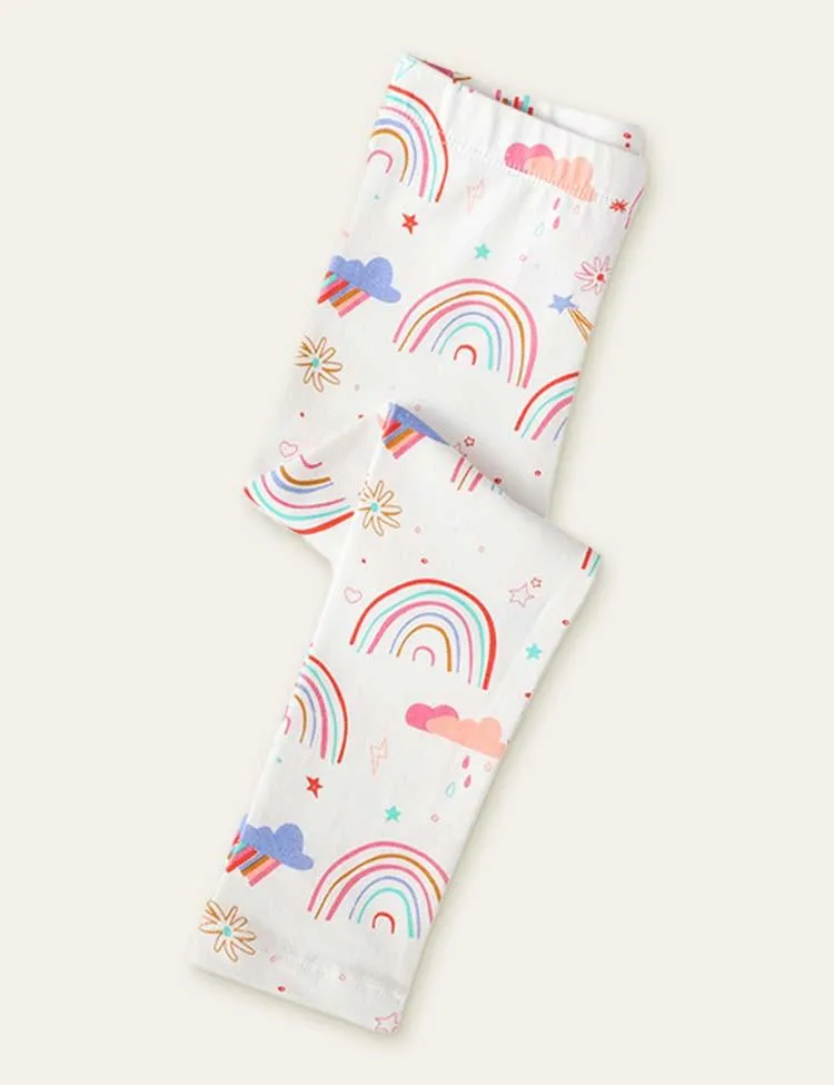 Rainbow Printed Leggings - Image 2