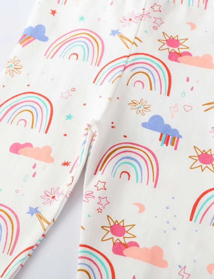 Rainbow Printed Leggings - Image 3