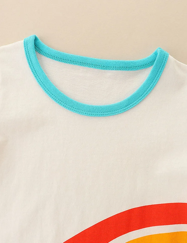 Rainbow Printed T-Shirt - Image 3