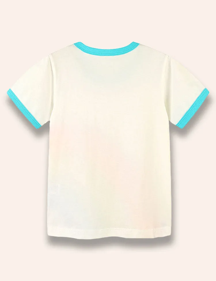 Rainbow Printed T-Shirt - Image 4
