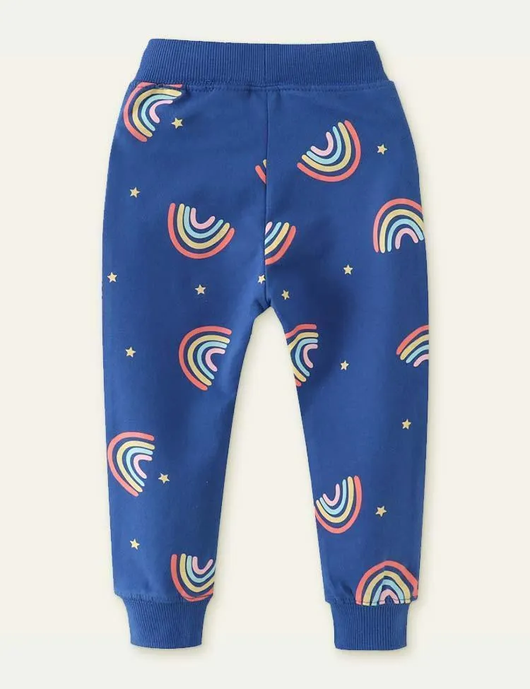 Rainbow Printing Sweatpants - Image 2