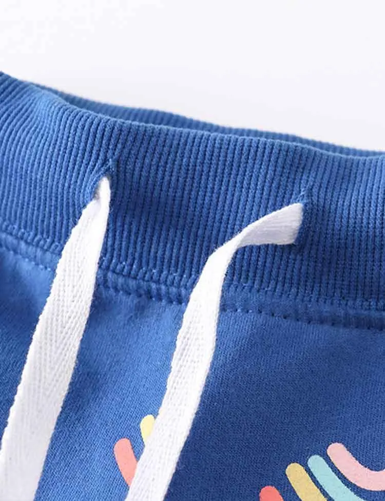 Rainbow Printing Sweatpants - Image 4