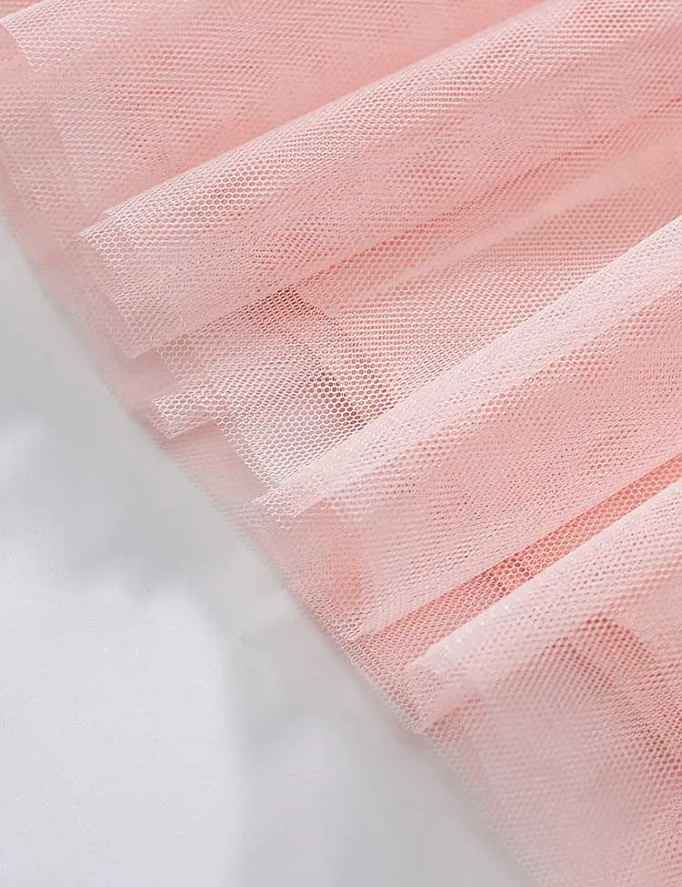 Rainbow Tulle Ruffled Dress - Image 3