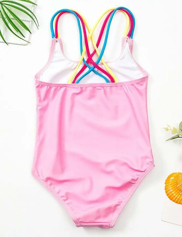 Rainbow Unicorn One-Piece Swimsuit - Image 4