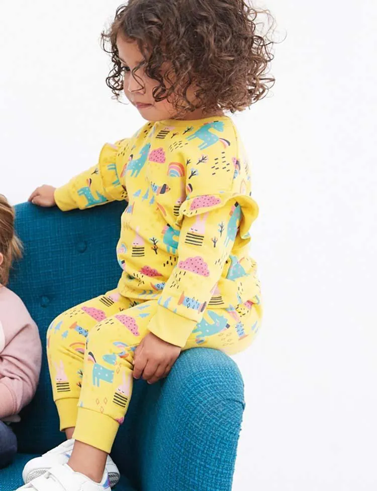 Rainbow Unicorn Print Long-Sleeve Suit - Image 2