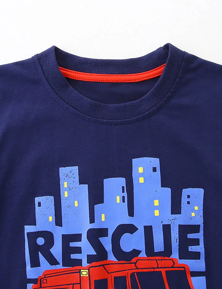 Rescue Team Printed T-Shirt - Image 3