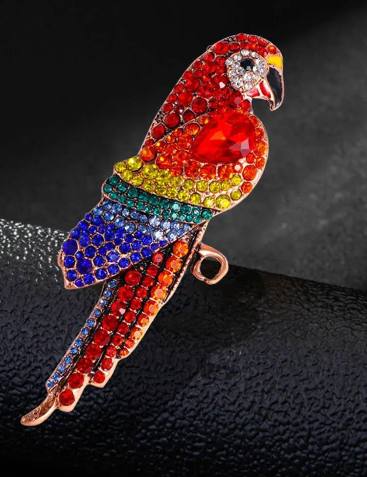 Retro Parrot Brooch - Image 3