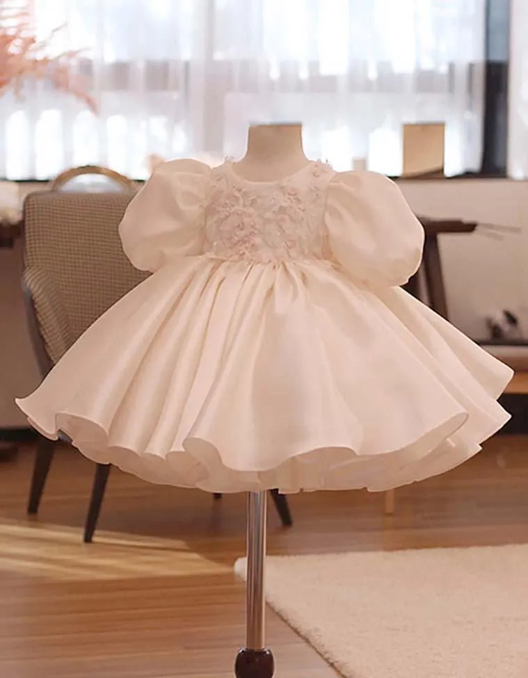 Retro Puff Sleeve Princess Dress - Image 2
