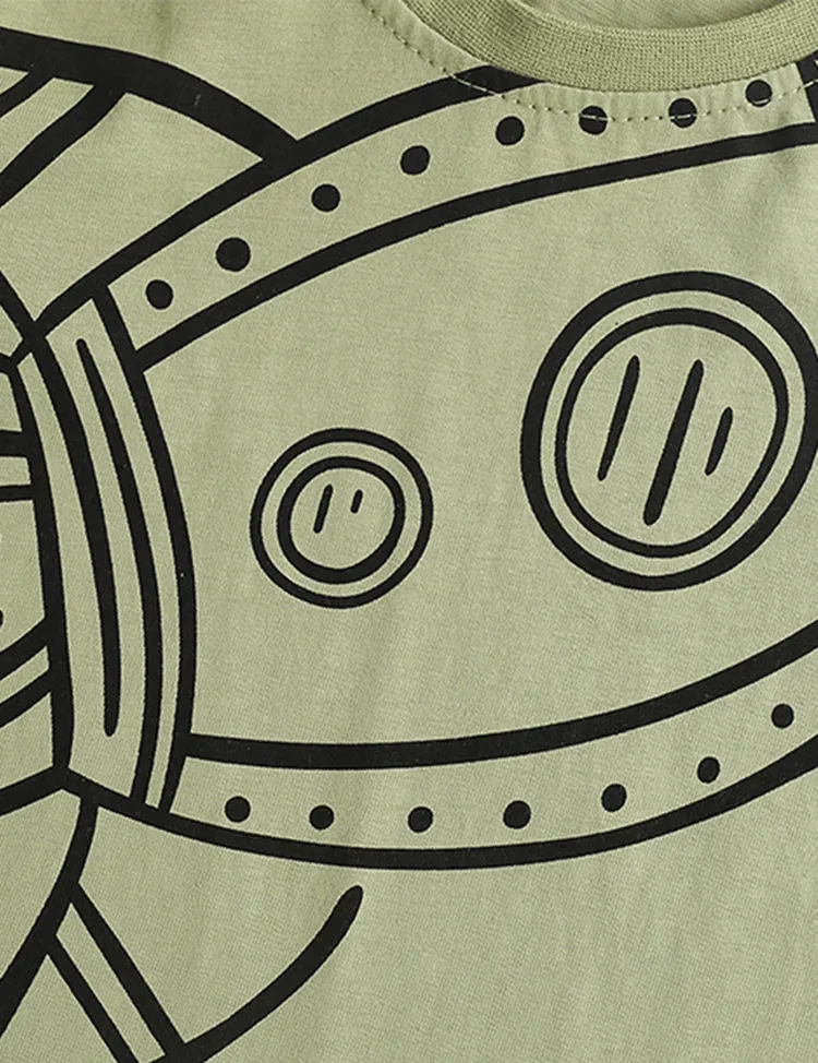 Rocket Printed Long Sleeve T-shirt - Image 3