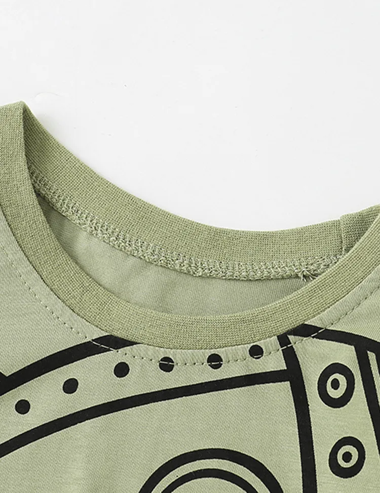 Rocket Printed Long Sleeve T-shirt - Image 4
